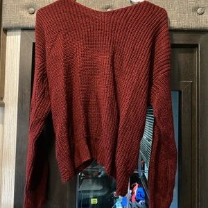 Knotted Back Sweater